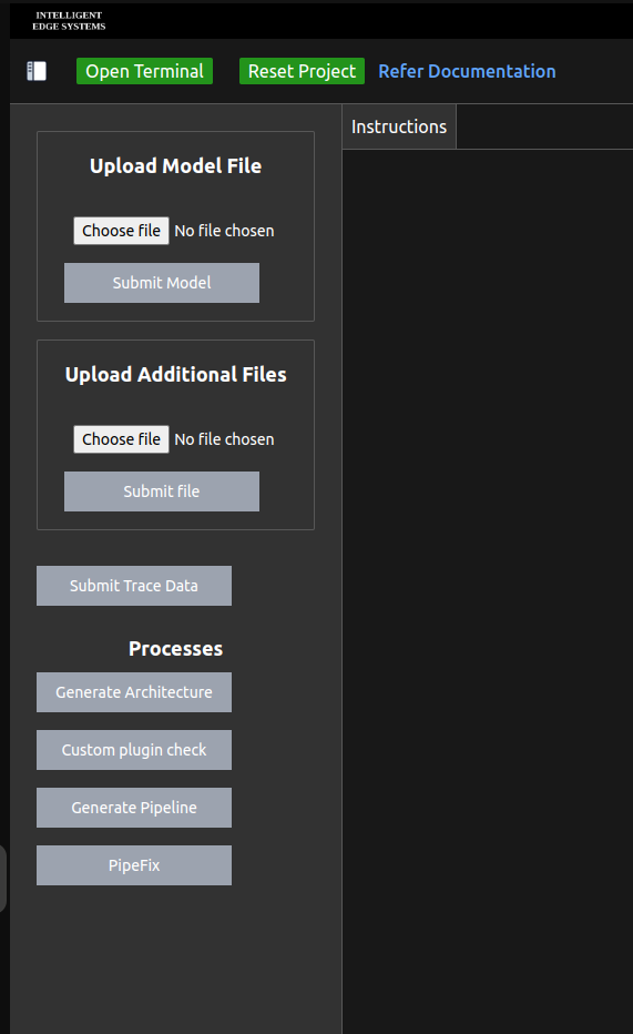 IPG Upload and Workflow Panel
